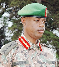 Gen. James Kabarebe, new Minister of Defence, replacing Gen. Marcel Gatsinzi